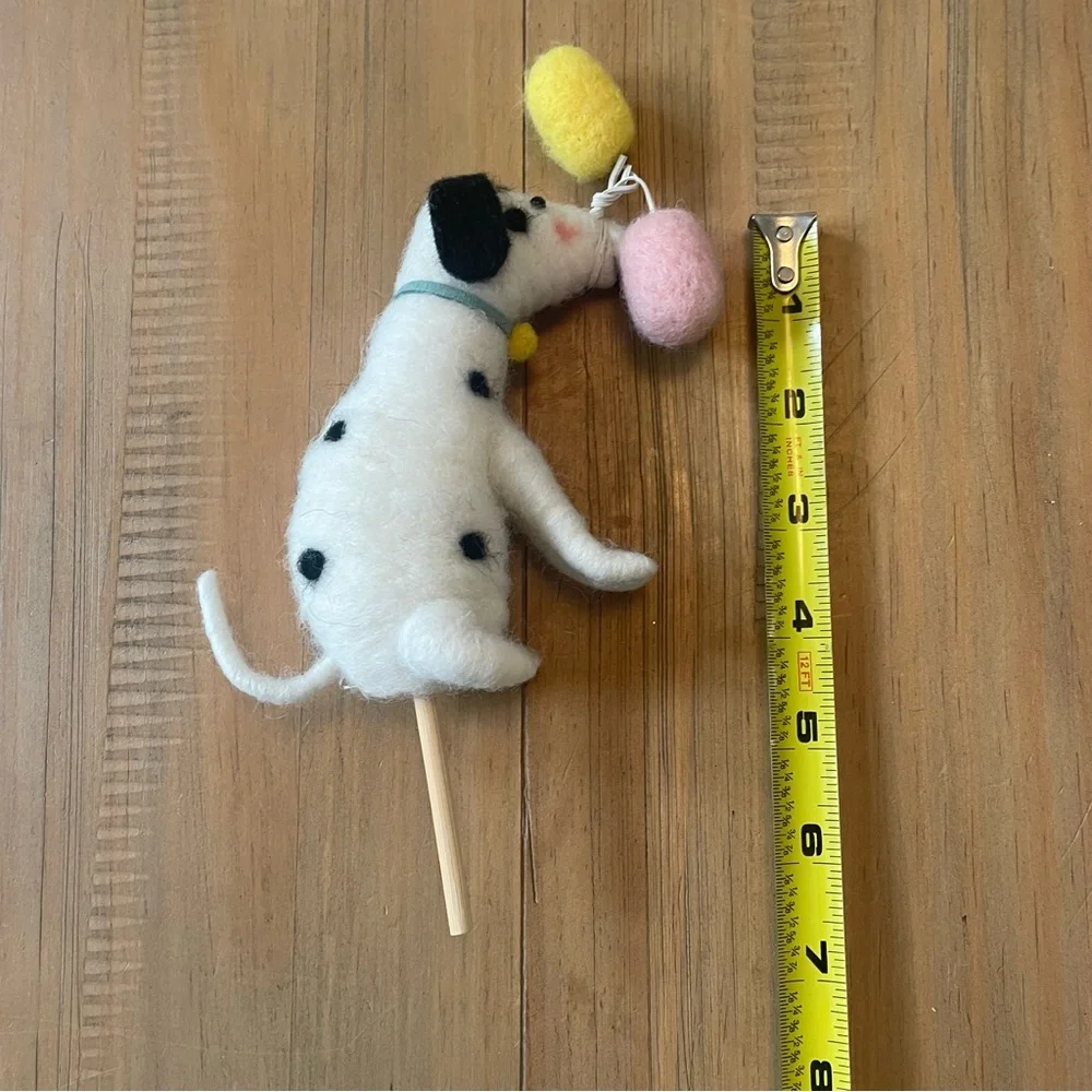 180 Degrees Party Pup Cake Topper Wool Dalmatian Dog Balloons Puppy Birthday